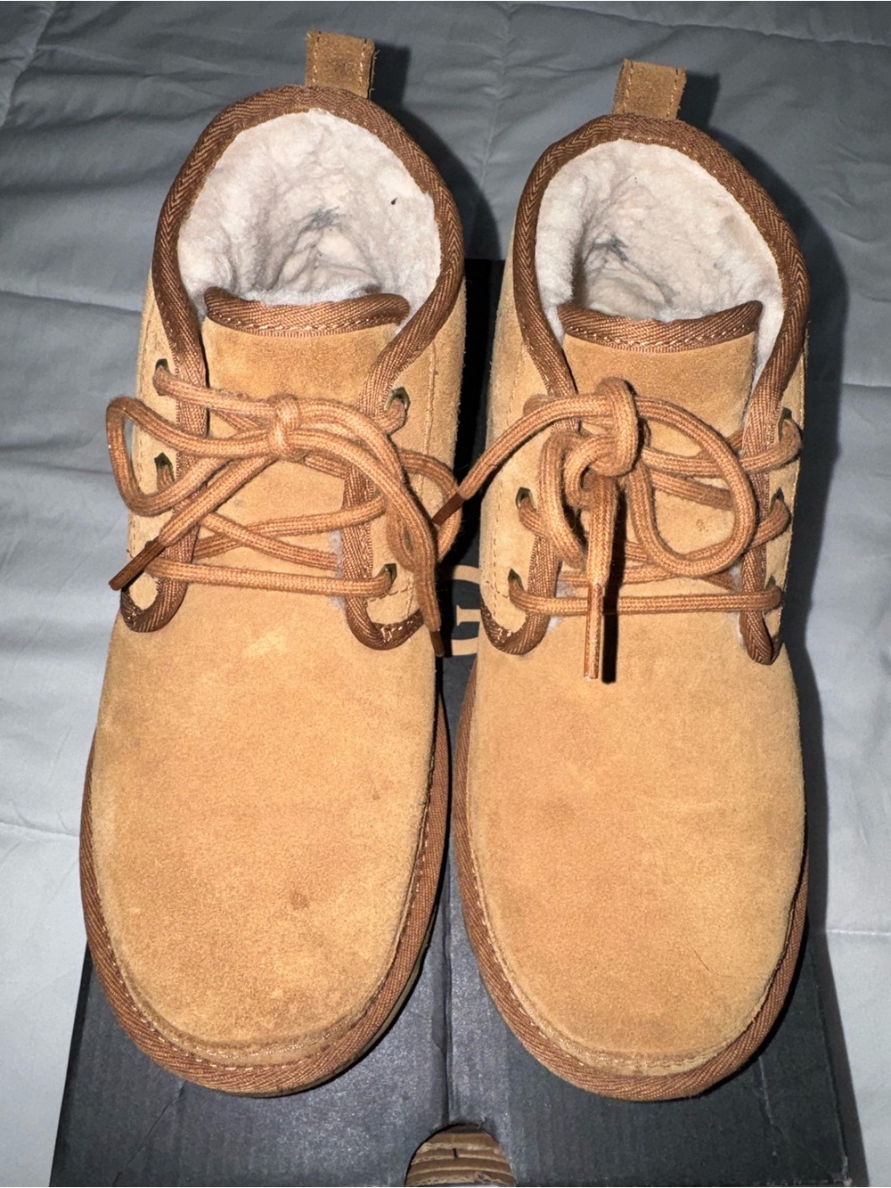 Men's Tan Suede Lace-Up Boots - UGGS